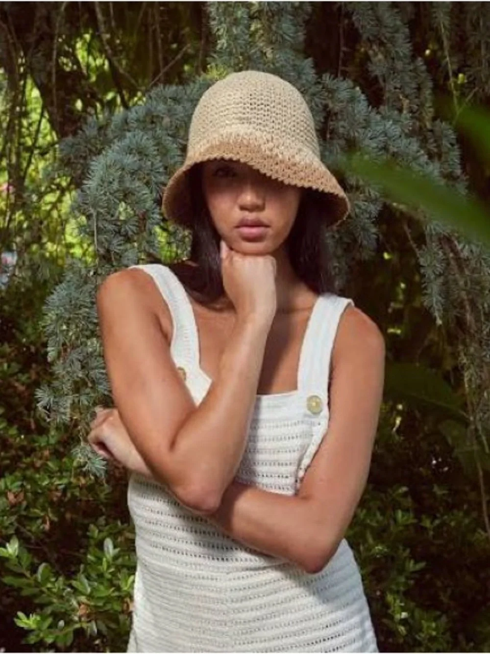 Eugenia Kim Bailey Crochet Bucket Hat NEW